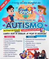 Evento do Dia Mundial da Conscientização do Autismo