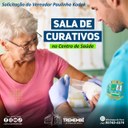 Instalação de sala de curativos no Centro de Saúde de Tremembé Instalação de sala de curativos no Centro de Saúde de Tremembé