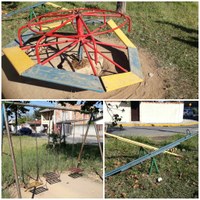 Adriano solicita manutenção ou interdição de playground da Rua Taubaté