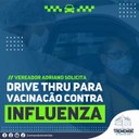 Adriano solicita sistema drive thru para vacinação contra Influenza