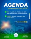 AGENDA DESTA SEGUNDA-FEIRA (07) NA CÂMARA DE TREMEMBÉ