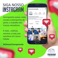 Agora a Câmara está no Instagram