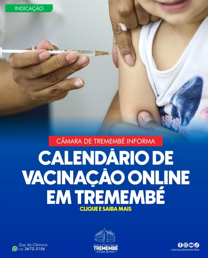 CALENDÁRIO MUNICIPAL DE VACINAÇÃO ONLINE