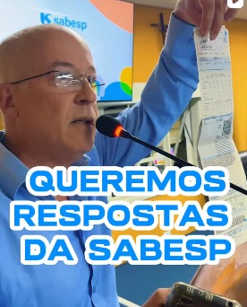 Câmara Municipal de Tremembé realiza audiência pública sobre serviços da Sabesp