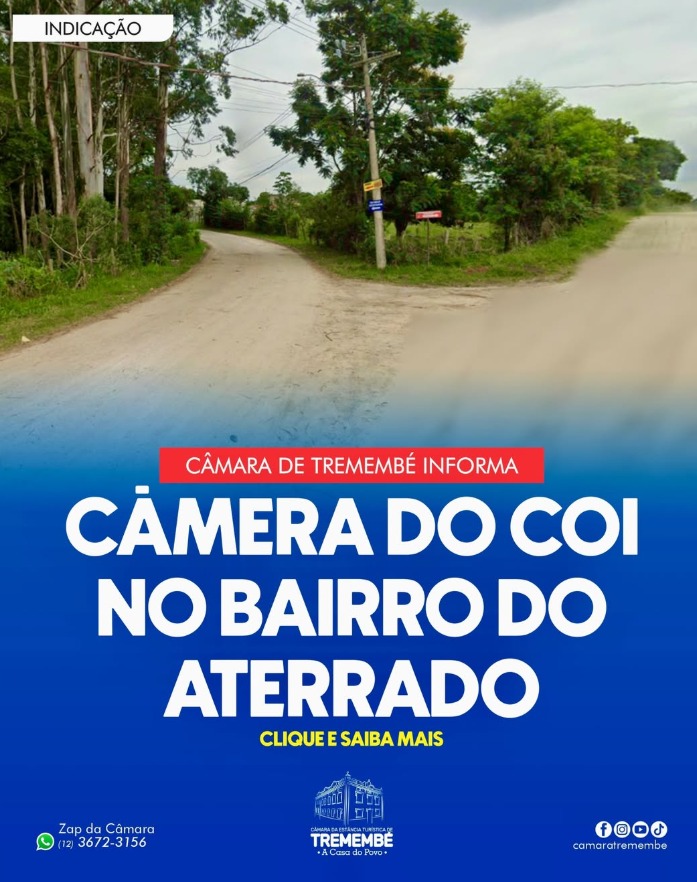 CÂMERAS DO COI NO BAIRRO DO ATERRADO