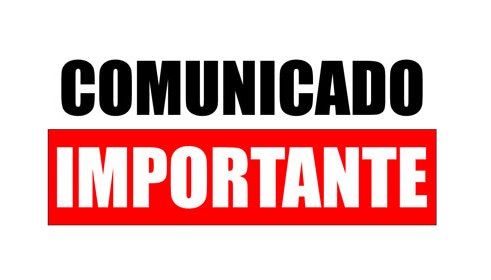 Comunicado: expediente excepcional em 31/07/18