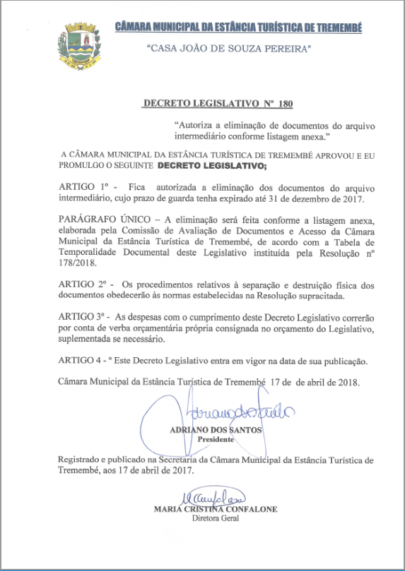 Decreto Legislativo n° 180