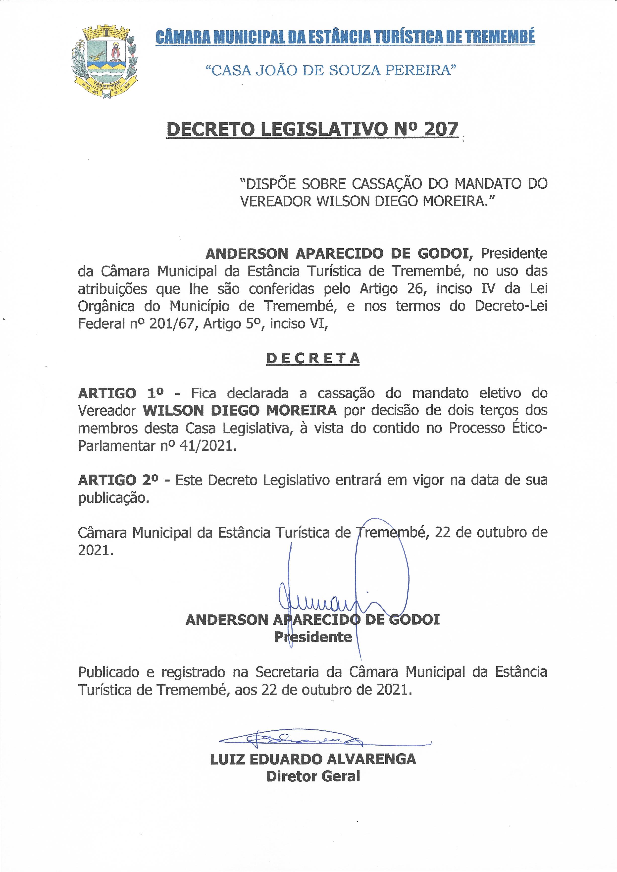 Decreto Legislativo n° 207