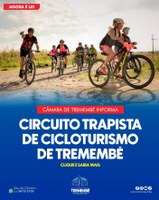  É LEI: CIRCUITO TRAPISTA DE CICLOTURISMO DE TREMEMBÉ!