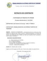 Extrato de Contrato