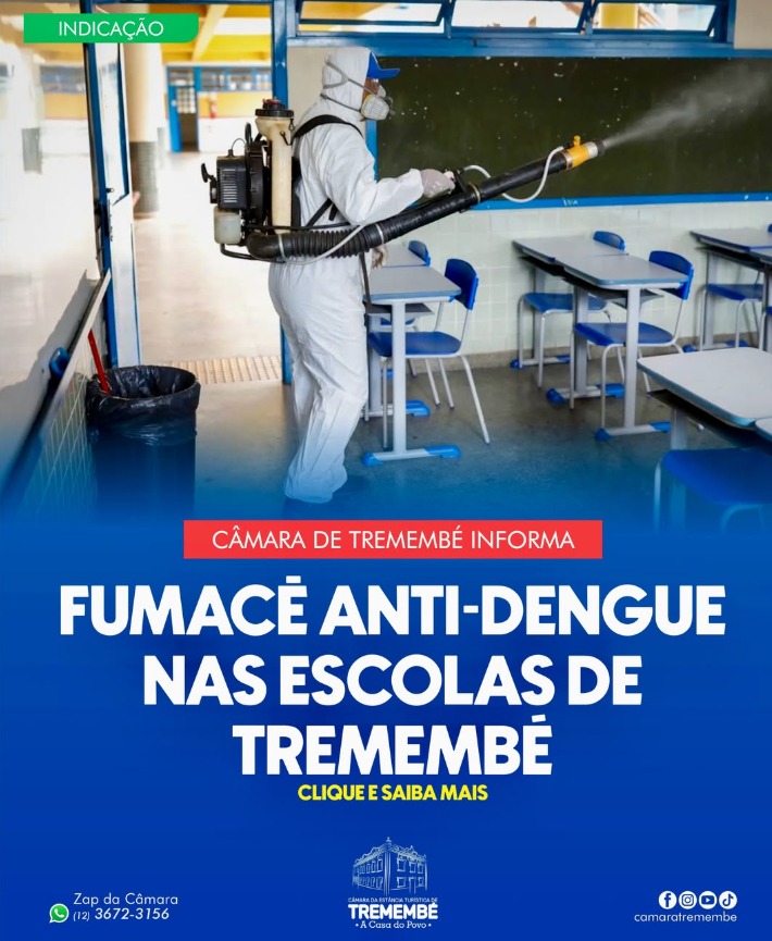  FUMACÊ ANTI-DENGUE NAS ESCOLAS MUNICIPAI