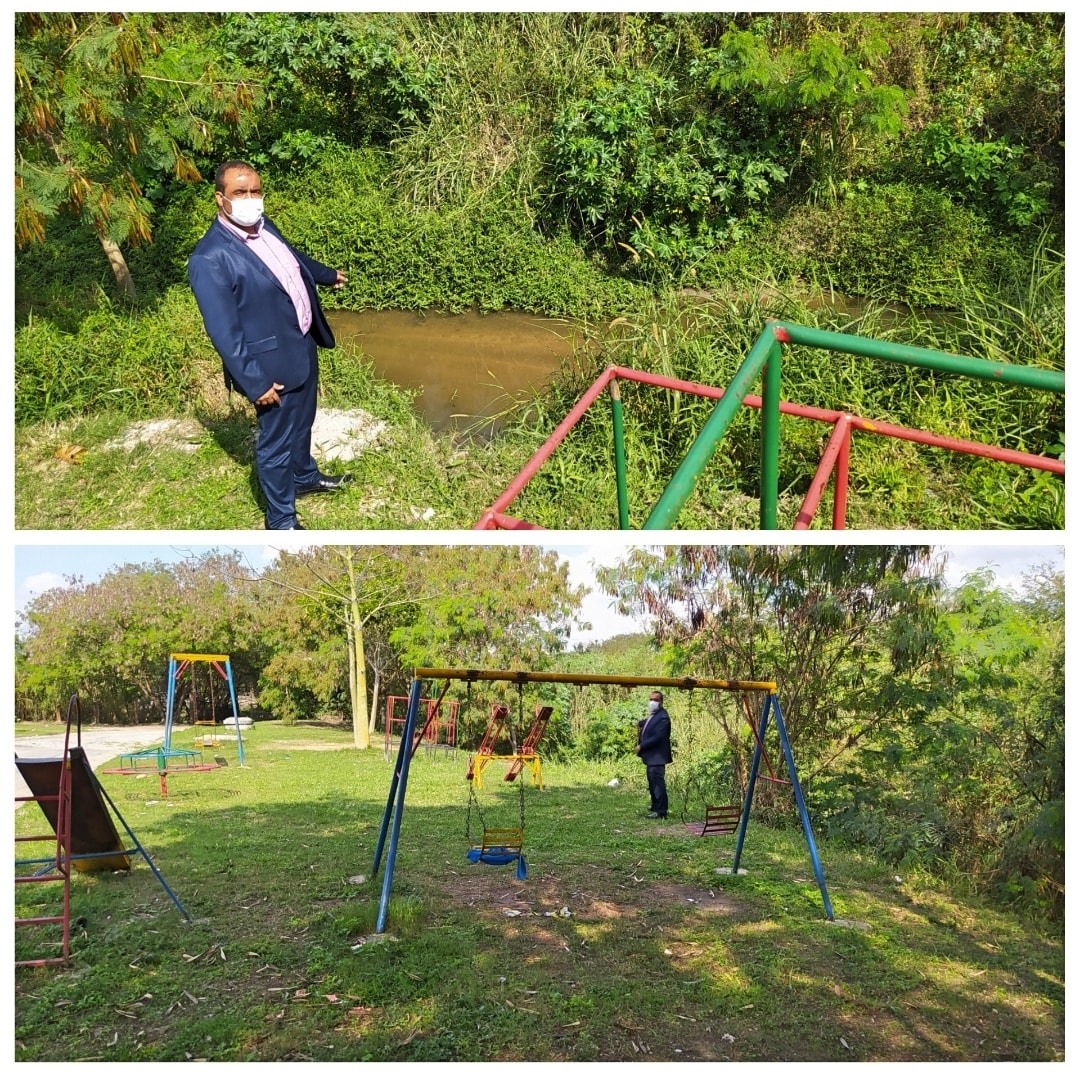 Godoi solicita grade de proteção em playground do Pq. Novo Mundo