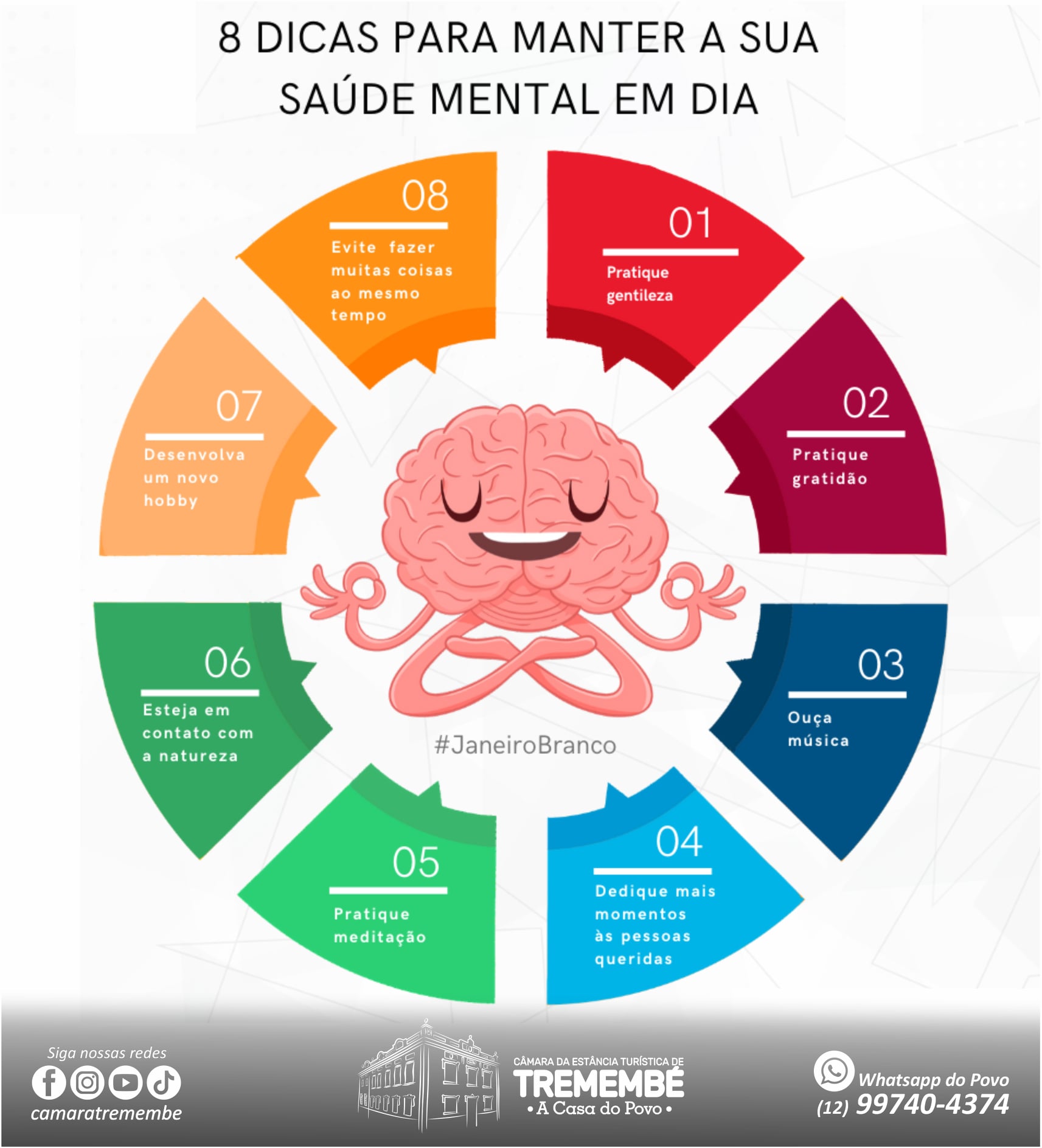 Janeiro Branco - Conscientização sobre saúde mental