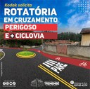 Kodak solicita rotatória e ciclovia na avenida Maria do Carmo Ribeiro
