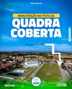MANUTENÇÃO NA PISTA DE ATLETISMO DA QUADRA COBERTA 