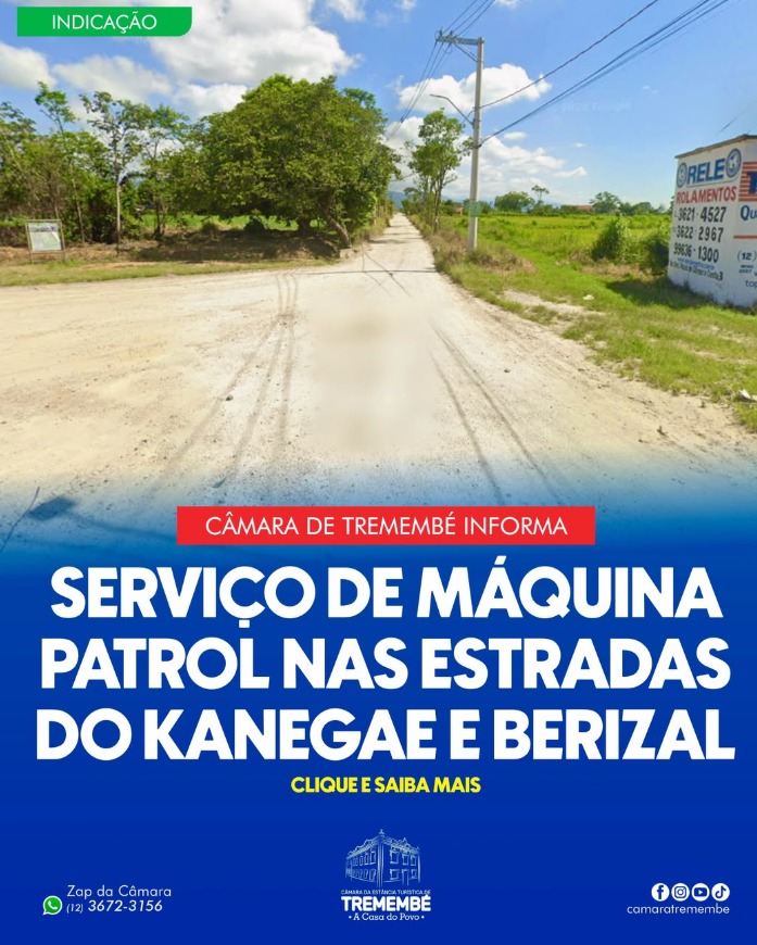  MANUTENÇÃO NAS ESTRADAS DOS BAIRROS KANEGAE E BERIZAL