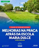 MELHORIAS NA PRAÇA MONSENHOR MANOEL AZEREDO BRITO