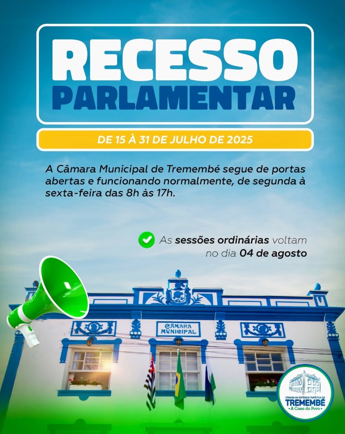 MESMO EM RECESSO, A CÂMARA DE TREMEMBÉ NÃO PARA