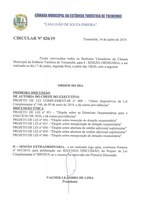 Pauta da 101ª Sessão Ordinária - 17/06/2019