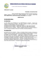 Pauta da 102ª Sessão Ordinária - 17/04/2023