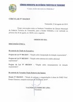 Pauta da 106ª Sessão Ordinária - 26/08/2019