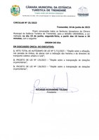 Pauta da 111ª Sessão Ordinária - 19/06/2023