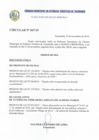 Pauta da 119ª Sessão Ordinária - 25/11/2019