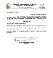 Pauta da 120ª Sessão Ordinária - 21/08/2023