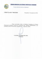 Pauta da 122ª Sessão Ordinária - 03/02/2020