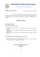 Pauta da 126ª Sessão Ordinária - 02/03/2020