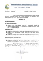 Pauta da 134ª Sessão Ordinária - 27/04/2020