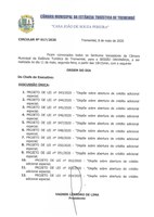 Pauta da 136ª Sessão Ordinária - 11/05/2020