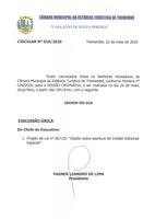 Pauta da 138ª Sessão Ordinária - 26/05/2020