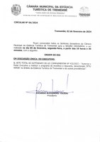 Pauta da 140ª Sessão Ordinária - 05/02/2024