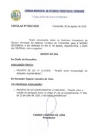 Pauta da 148ª Sessão Ordinária - 31/08/2020