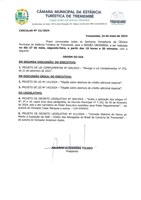 Pauta da 156ª Sessão Ordinária - 27/05/2024