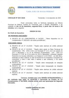 Pauta da 163ª Sessão Ordinária - 14/12/2020