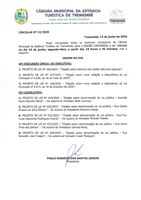 Pauta da 22ª Sessão Ordinária - 16/06/2025