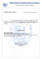 Pauta da 34° Sessão Ordinária - 23-10-2017