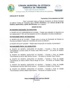 Pauta da 36ª Sessão Ordinária - 01/10/2025