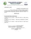 Pauta da 54ª Sessão Extraordinária - 15/12/2023 Pauta da 54ª Sessão Extraordinária - 15/12/2023