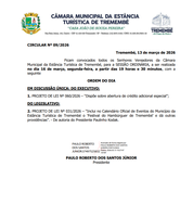 Pauta da 55ª Sessão Ordinária - 16/03/2026