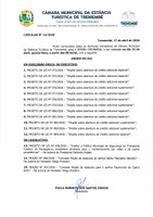 Pauta da 60ª Sessão Ordinária - 22/04/2026