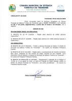 Pauta da 66ª Sessão Ordinária - 1º/06/2026