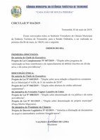 Pauta de 95ª Sessão Ordinária - 06/05/2019
