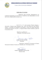 Portaria N° 013/2018