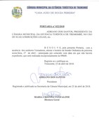 Portaria Nº 022/2018