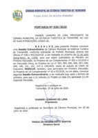 Portaria nº 030/2020