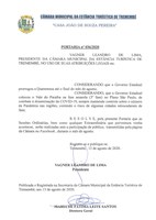 Portaria nº 036/2020