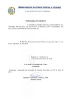 Portaria Nº 040/2019